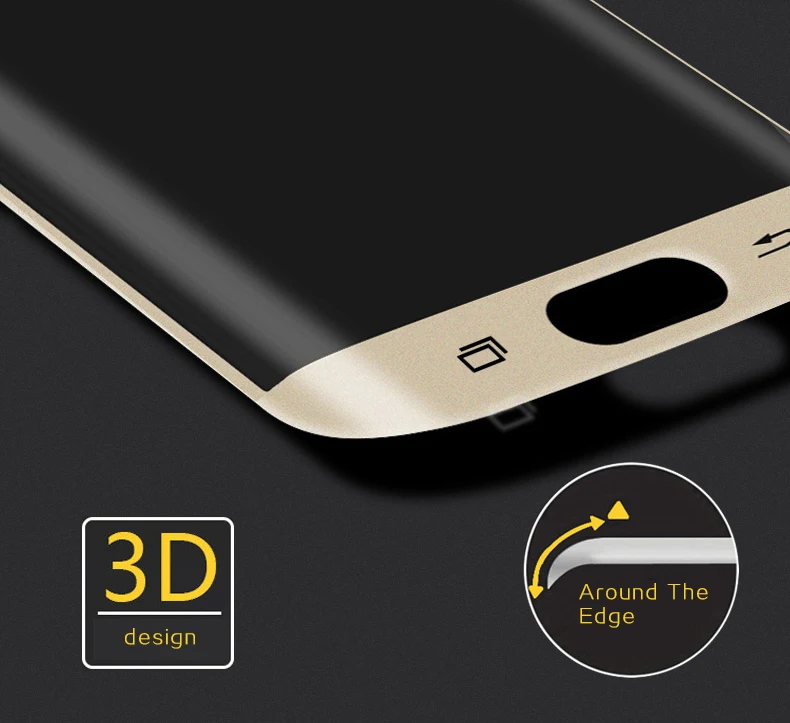 Высокое качество для Samsung S6 S7 Edge S8 S9 Plus Note 8 9 0 26 мм 9H изогнутое закаленное стекло 3D
