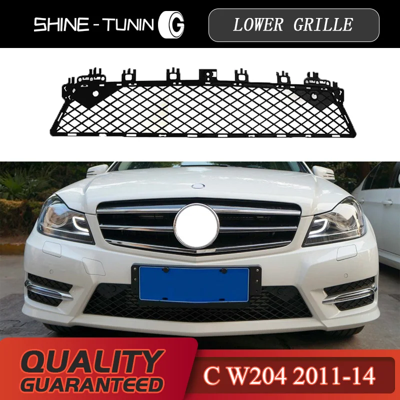 Для MERC M-B W204 c-класс A2048850853 решетка на бампер Нижняя решетка спортивная нижняя решетка C250 C300 C350 C200 2013