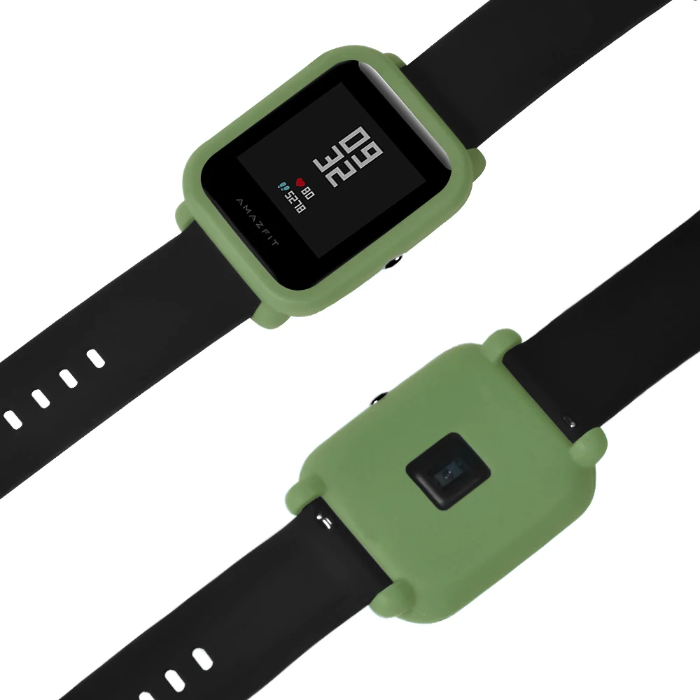 AKBNSTED TPU Защитный Мягкий силиконовый чехол для Huami Amazfit Bip Youth Watch Sport SmartWatch