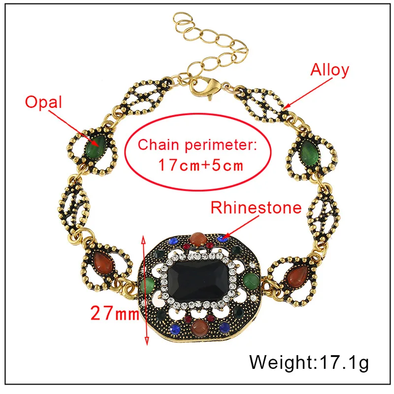 Cristal cuatro pulsera bragalete para las mujeres perlas con clero mano encanto exagerado calidad | Украшения и аксессуары