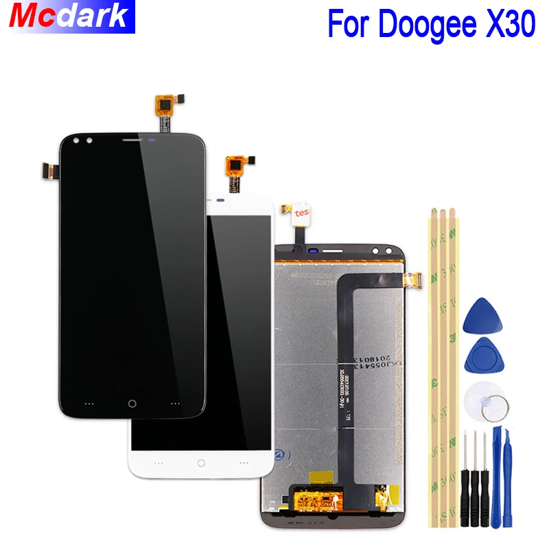 Mcdark Для Doogee X30 ЖК дисплей Дисплей и кодирующий преобразователь сенсорного экрана