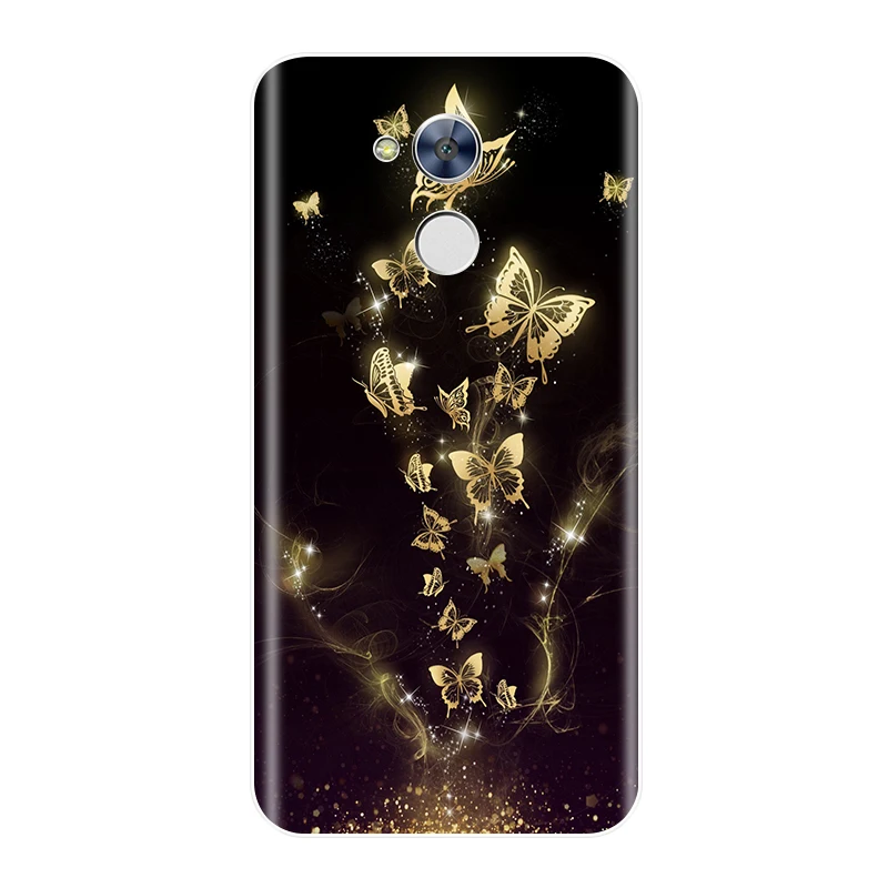 Чехол для телефона huawei Honor 5C 5X 4C 4X, мягкий силиконовый чехол из ТПУ с милым рисунком кота, задняя крышка для huawei Honor 6A 6X 6C Pro, чехол
