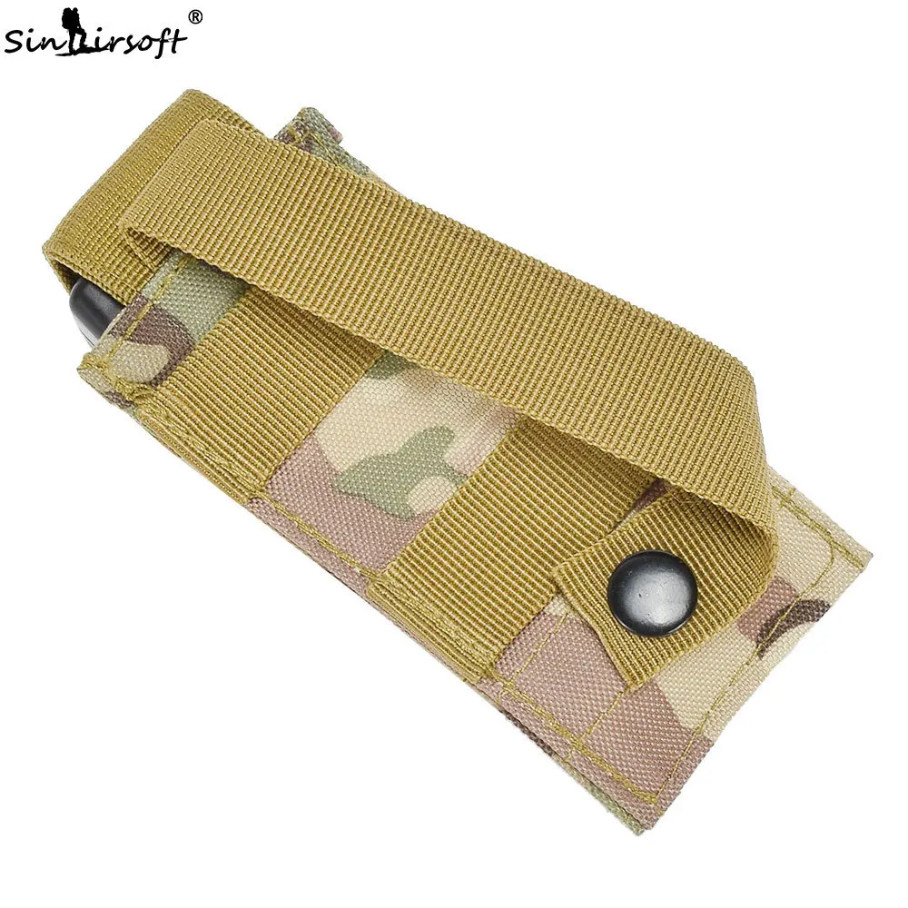 SINAIRSOFT нейлон Molle Клип кобура подсумок для одного магазина страйкбол тактический Магнитный ремень держатель сумка для охоты фонарик SA4122