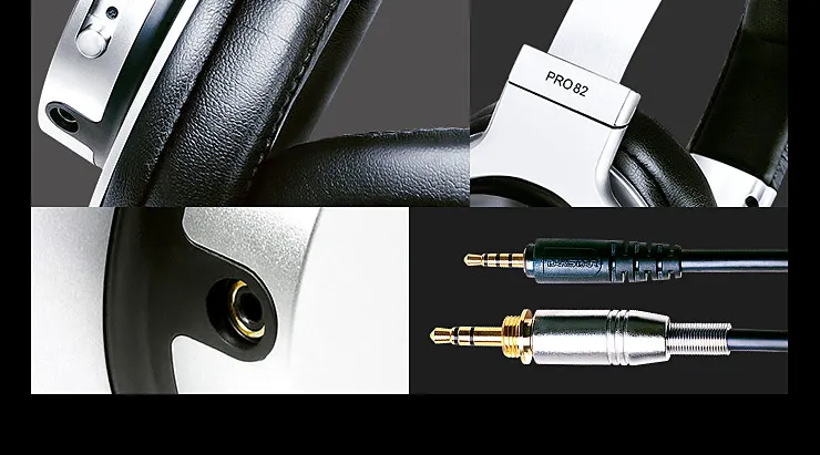 Оригинальные Takstar PRO82/pro 82 профессиональные мониторные наушники, Hi-Fi гарнитура для стерео, ПК запись к песне игры, бас регулируемый