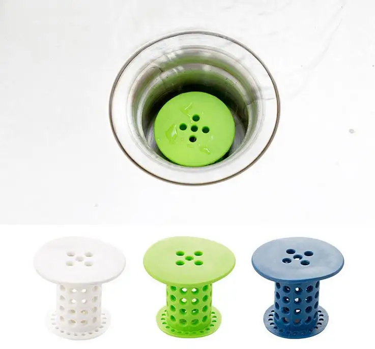 ПВХ Кухня Раковина фильтр канализационного стока волос Дуршлаги Фильтры Фильтр