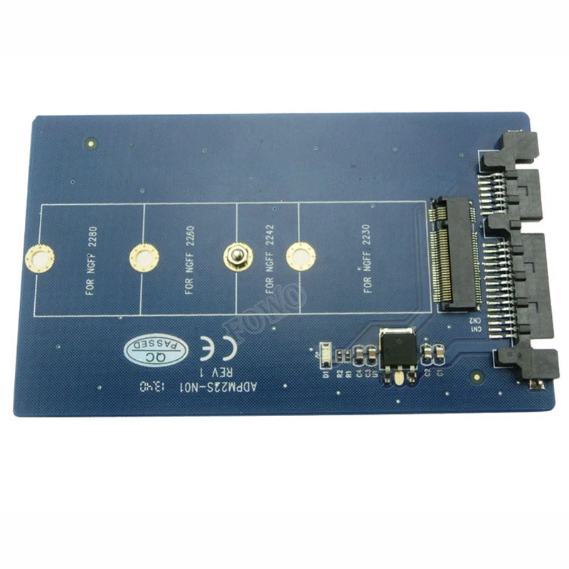 M.2 NGFF SSD для SATA 2 5 &quot7 + 15 22 Pin конвертер адаптер карта 2230 2242 2260 2280 карты|ngff m.2|2 satasata card