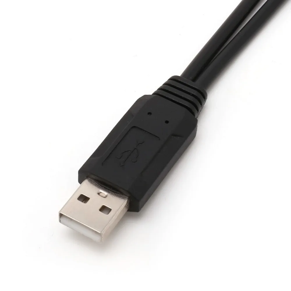 Новейший 1 шт. Портативный USB Мужской Универсальный Micro Двойной Y адаптер сплиттер