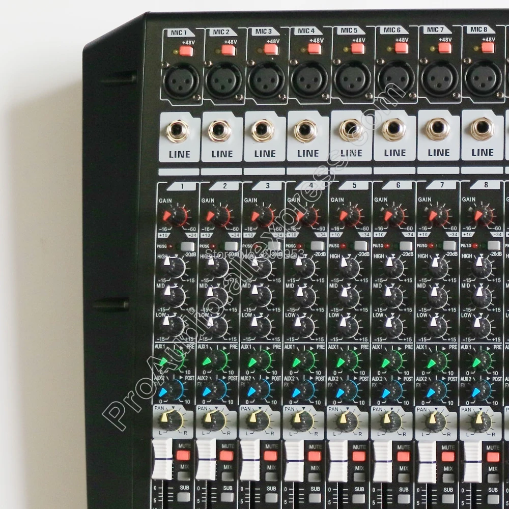 Микрофон MICWL Pro 12 каналов двойная группа DJ караоке звуковой микрофон консольный