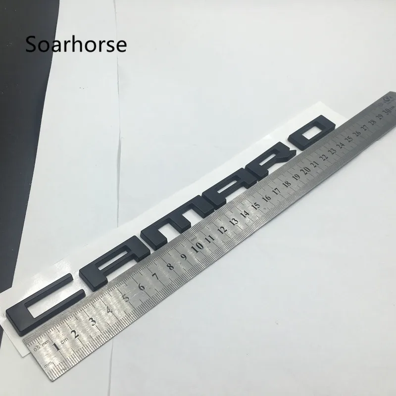 

Soarhorse Car Styling 3D Metal Emblem Car Body Side Stickers Fit For Camaro Corvette Colorado LICENSED Badge Logo