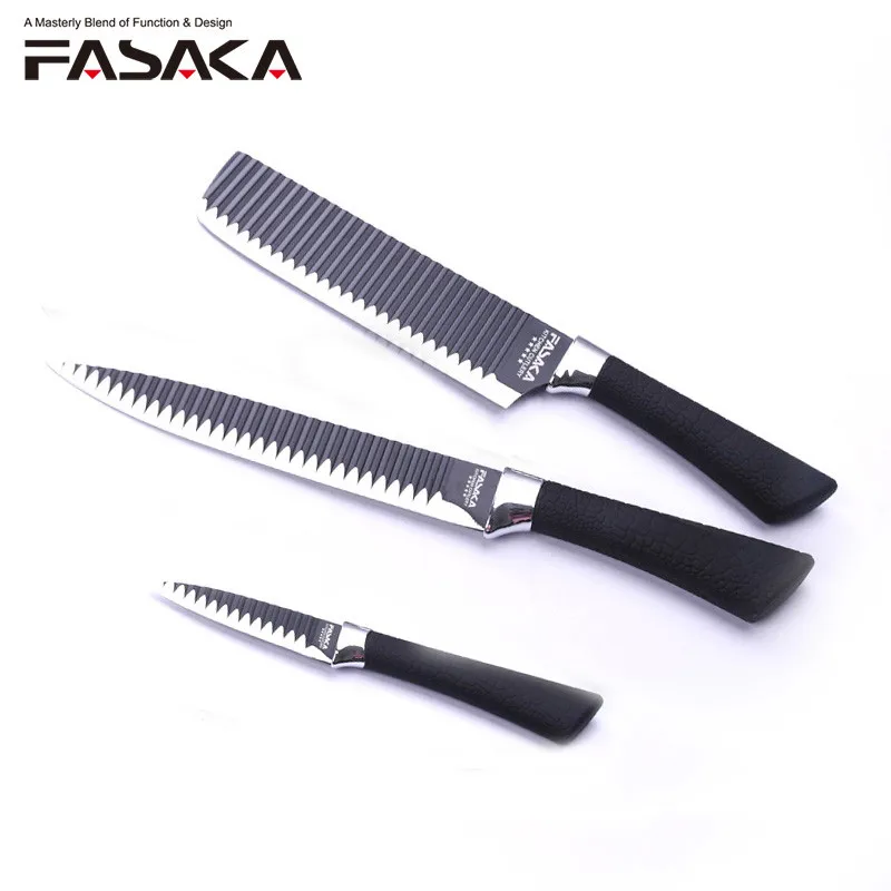 FASAKA набор кухонных ножей 3 шт. кухонные ножи из нержавеющей стали 7 ''маленький