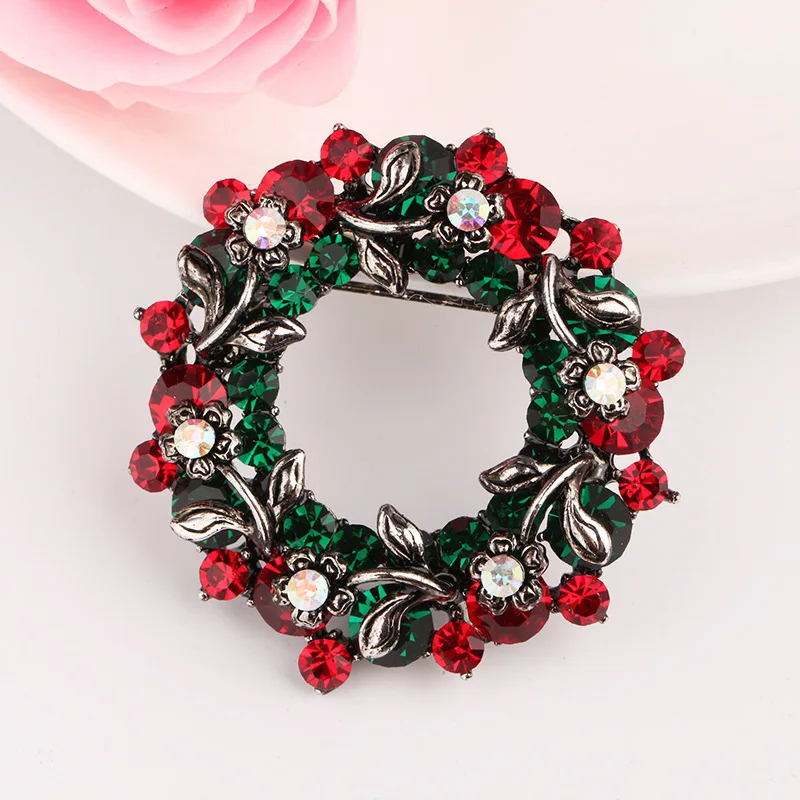 Винтаж цвета: золотистый Серебристый покрытием Crystal Стразы цветок антикварная