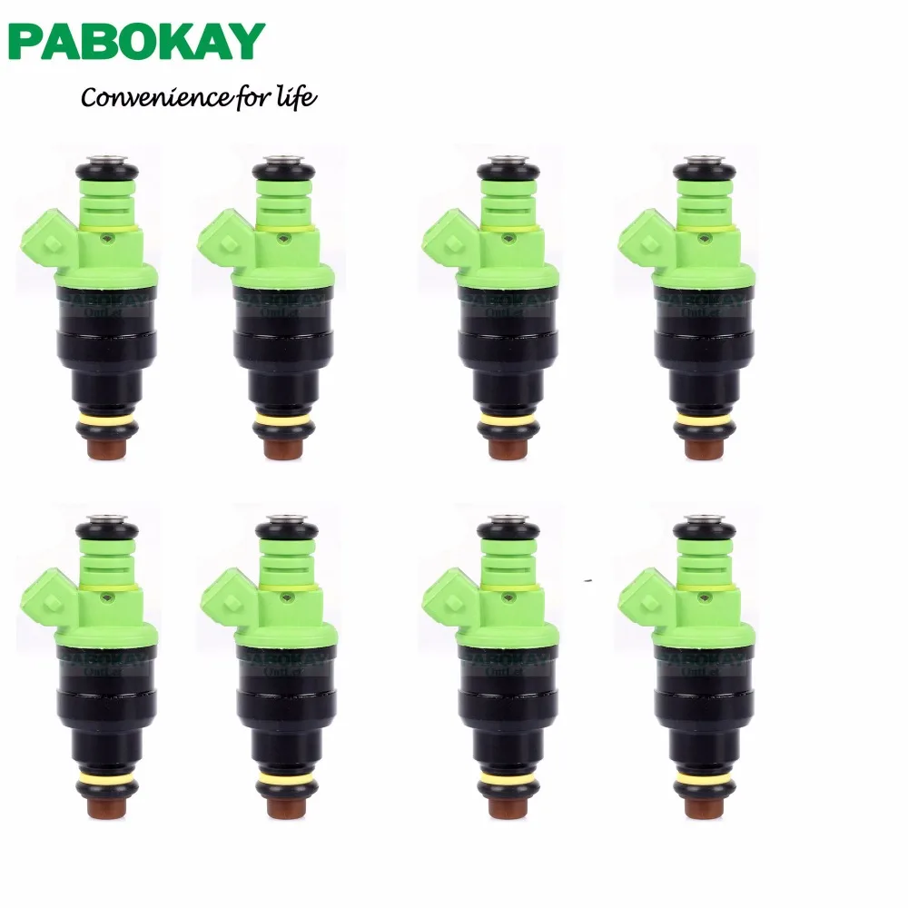 

8 pieces x 0280150558 NEW 42lbs Green Top Racing Fuel Injector 440CC EV1 Turbo 42 lb/hr