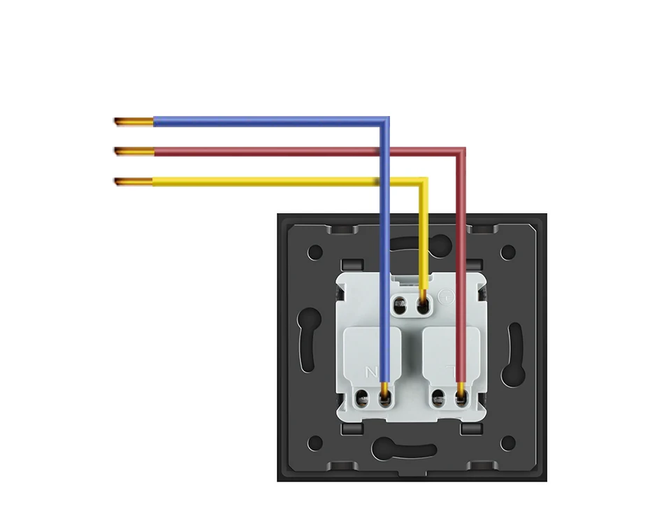 Livolo новая розетка, французская стандартная настенная розетка, VL-C7C1FR-11, белая кристальная стеклянная панель, AC 100~ 250V 16A, без логотипа