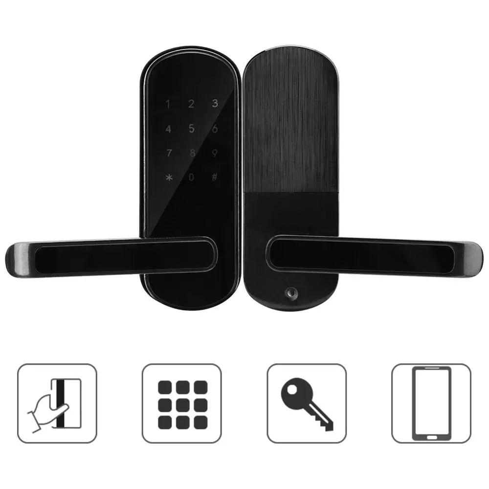 Электронный смарт замок для двери с поддержкой Bluetooth и приложением|Дверные замки|