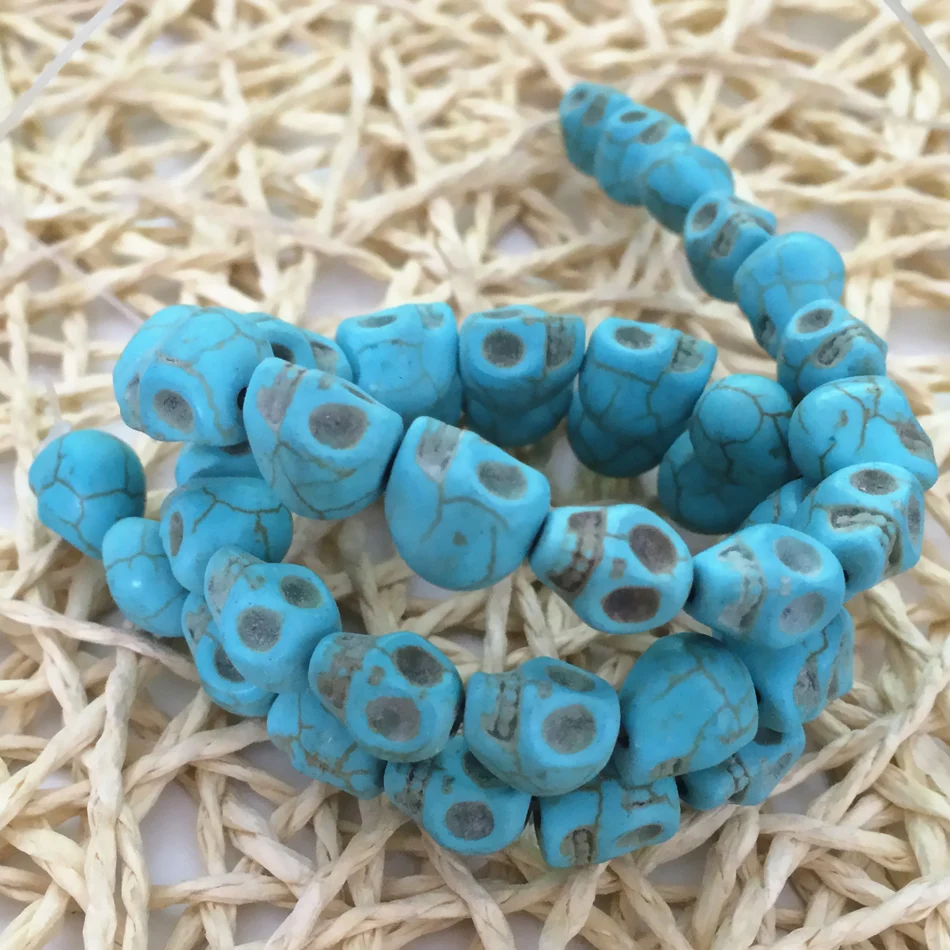 Бусины-бирюзы разных цветов в форме призрака 13 мм | Украшения и аксессуары