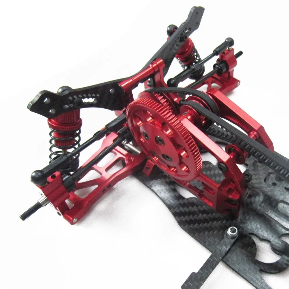 OEM 1/10 сплава и углерода SAKURA D4 AWD EP Дрифт гоночный автомобиль рама кузова Комплект RC управления шасси автомобиля# KIT-D4AWD