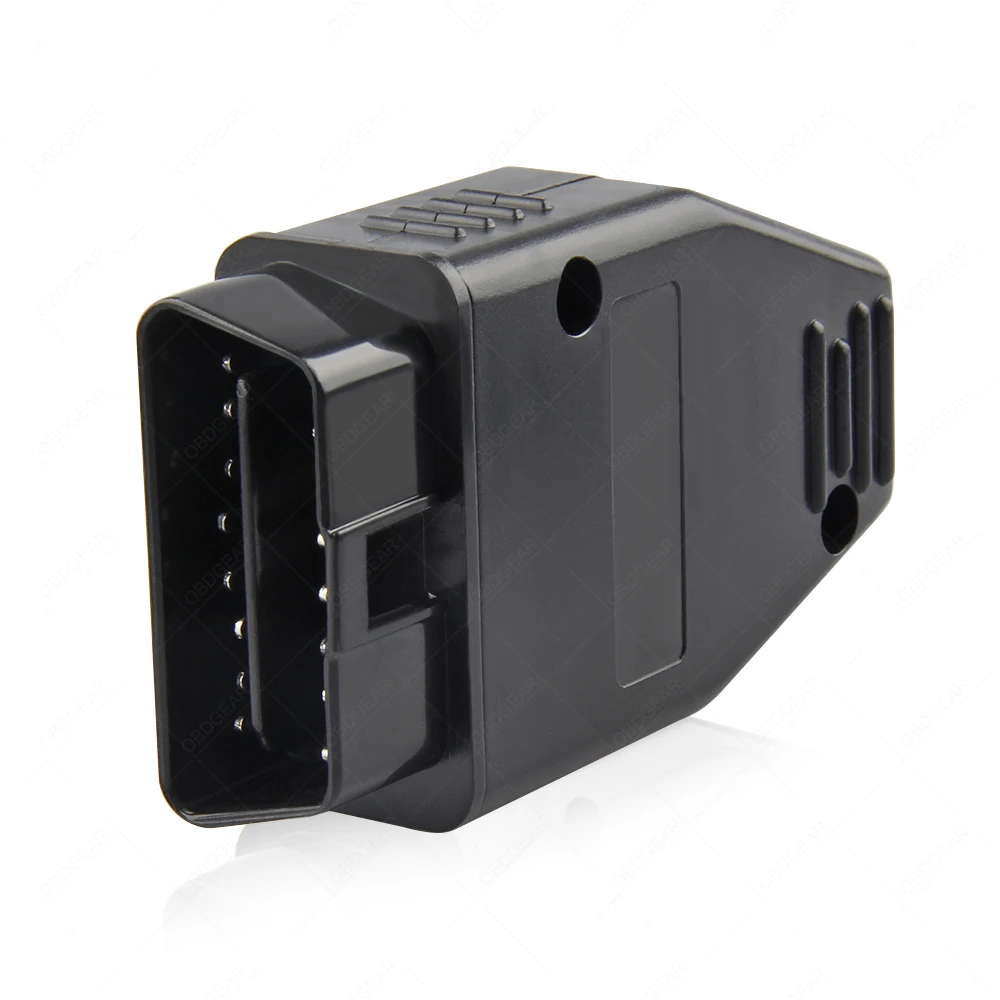 Универсальный OBDII OBD2 16Pin гнездовой разъем OBD II переходник 2 с корпусом OBD2|Кабели и