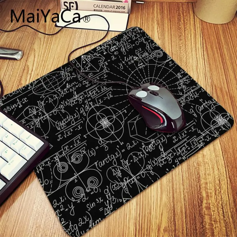Lock Edge 18x22cm Maiyaca Геометрическая математическая формула геймерский игровой коврик для мыши xl скоростной коврик для мыши с клавиатурой ноутбук ПК Настольный коврик - Цвет: Lock Edge 18x22cm