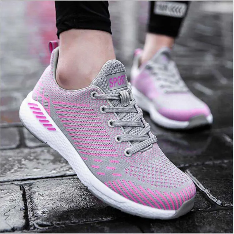 Sports season cross-country large size sports casual couple shoes men women running mesh breathable sneakers | Обувь