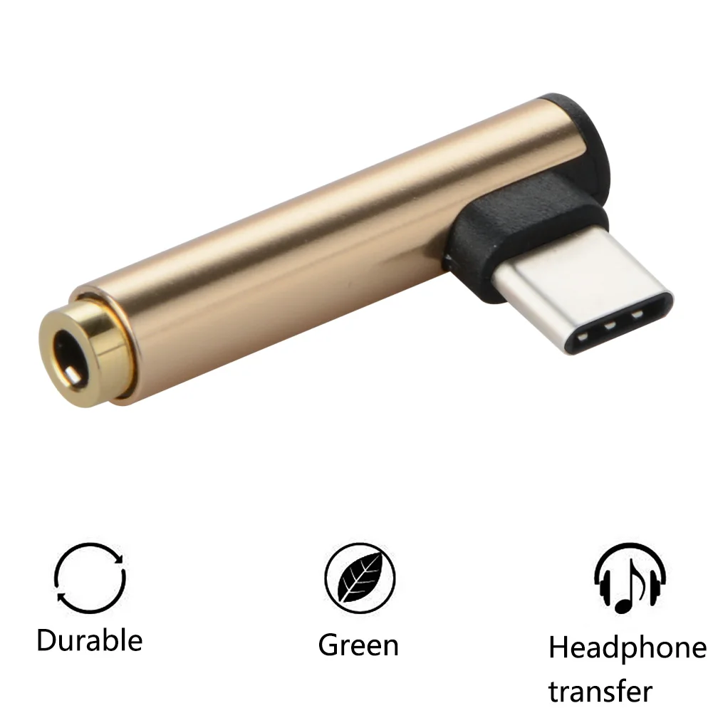 Новый USB Type-C штекер на 3 5 мм Женский аудио адаптер типа C разъем для наушников