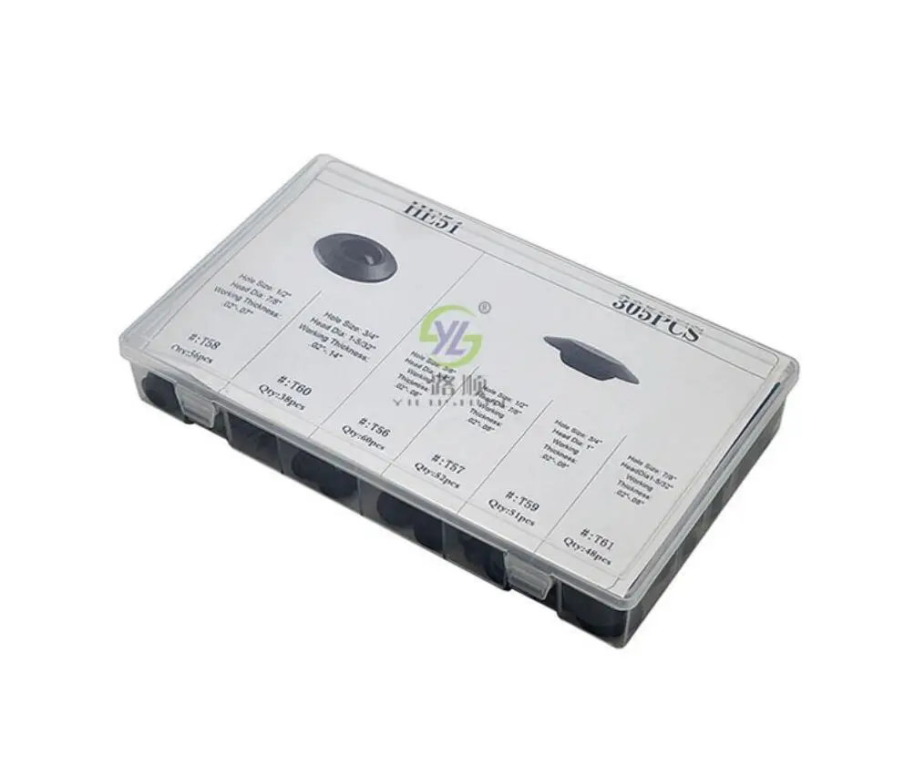 305 шт. Авто Пластиковые заклепки заподлицо лист металлический заглушка кнопки