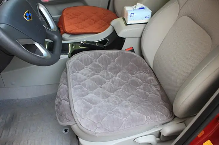 Плюшевый Чехол для автомобильного сиденья подушка зимняя новая аксессуары