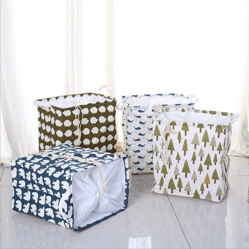 Корзина для белья AU808 с мультяшными животными|storage basket|storage buckettoy storage basket |