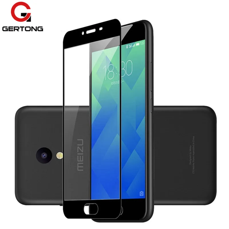 GerTong полное покрытие закаленное стекло для Meizu V8 Note 8 X8 M5 15 M3 M5C M5S M6S Pro 7 6 Plus защита