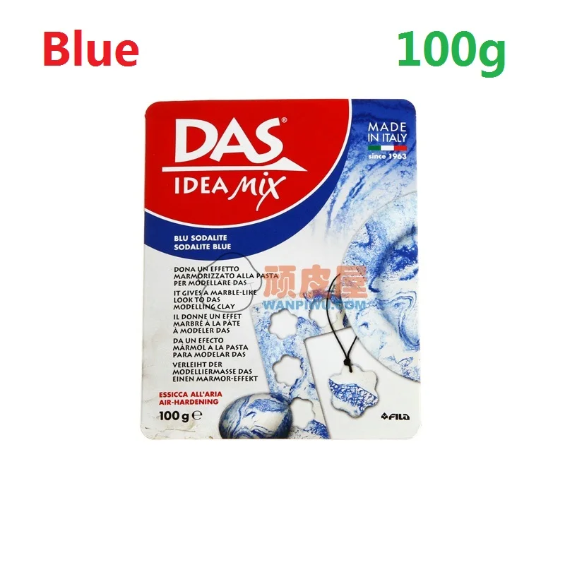 Blue100g 1000-500-100g Профессиональная мягкая глиняная керамика, цветная профессиональная полупрозрачная качественная глиняная глина, полимер - Цвет: Blue100g