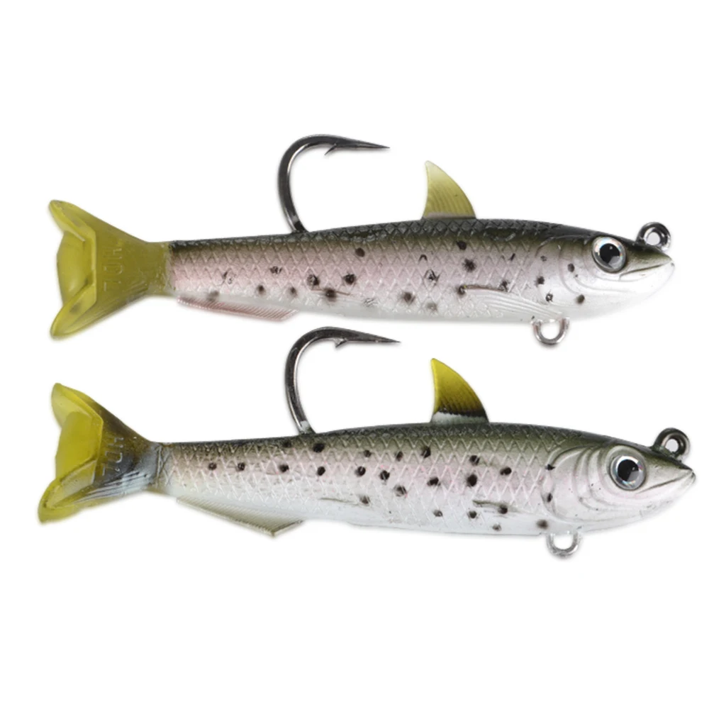 FTK Soft Lure 30g/40g Wobblers Artificial Bait Silicone Fishing Lures Sea Bass Carp Fish Jig | Спорт и развлечения