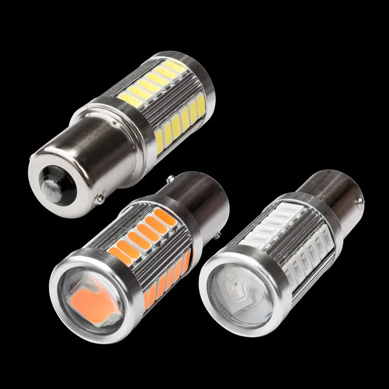 1 шт. 1156 P21W BA15S 33 smd 5630 5730 Светодиодные Автомобильные стоп сигналы управления