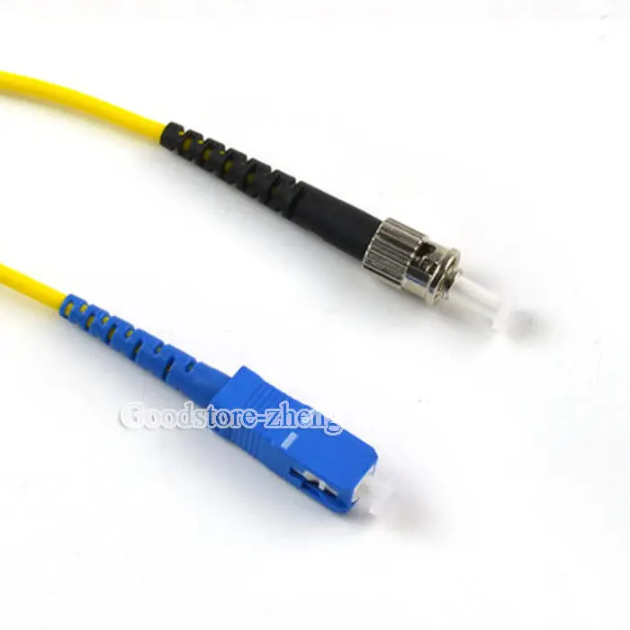 SC к ST оптоволоконный Соединительный шнур Джампер кабеля SM simplex 9/125 фотоволоконный