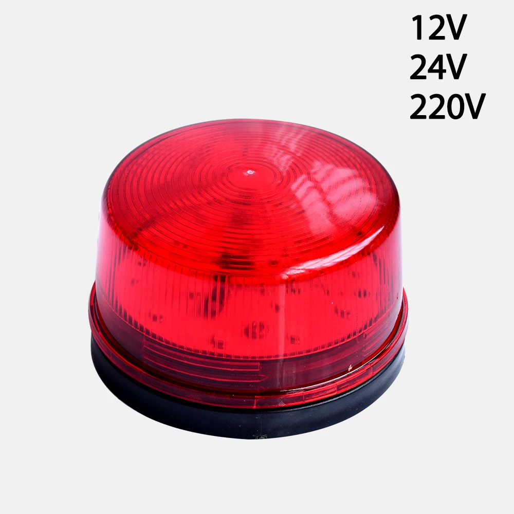 Проводной Strobe сирены 12 В 24 220 сигнала Предупреждение свет вспышки Siren светодио