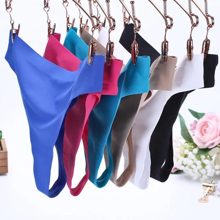 Женское нижнее белье бесшовные стринги из шелка со льдом 2017 | Женская одежда