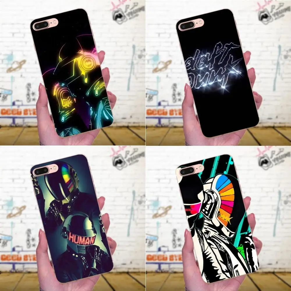Мягкий чехол на шлем Daft Punk для Xiaomi Mi3 Mi4 Mi4C Mi4i Mi5 Mi 5S 5X 6 6X 8 SE A1 Max Mix 2 Note 3