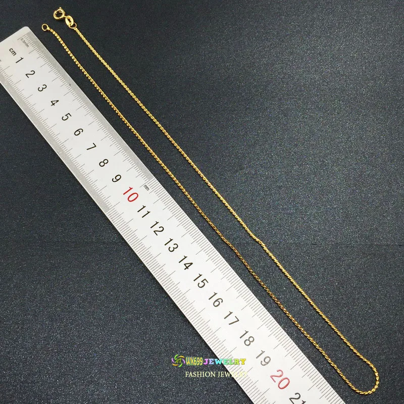NN168 ONE PCS necklace chain 22.5*2cm silver&amp18k real yellow gold plated fashion jewelry | Украшения и аксессуары