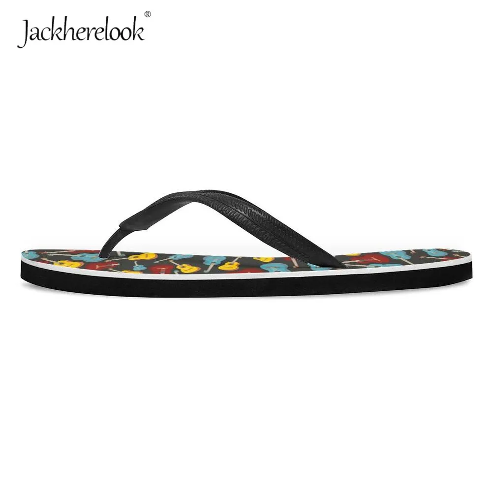Новинка 2019 летние пляжные шлепанцы Jackherelook модные сандалии для музыкальных