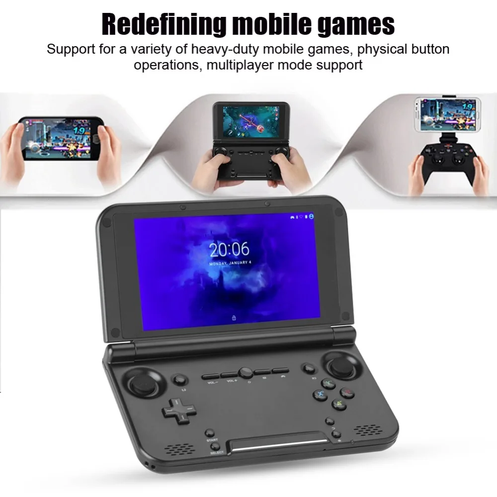 GPD XD Plus, игровая консоль, планшет, портативный игровой планшет, ПК, видео игра, 32 ГБ, 5,0 дюймов, ips экран, штепсельная вилка европейского и американского стандарта, 110 В-240 В, складная