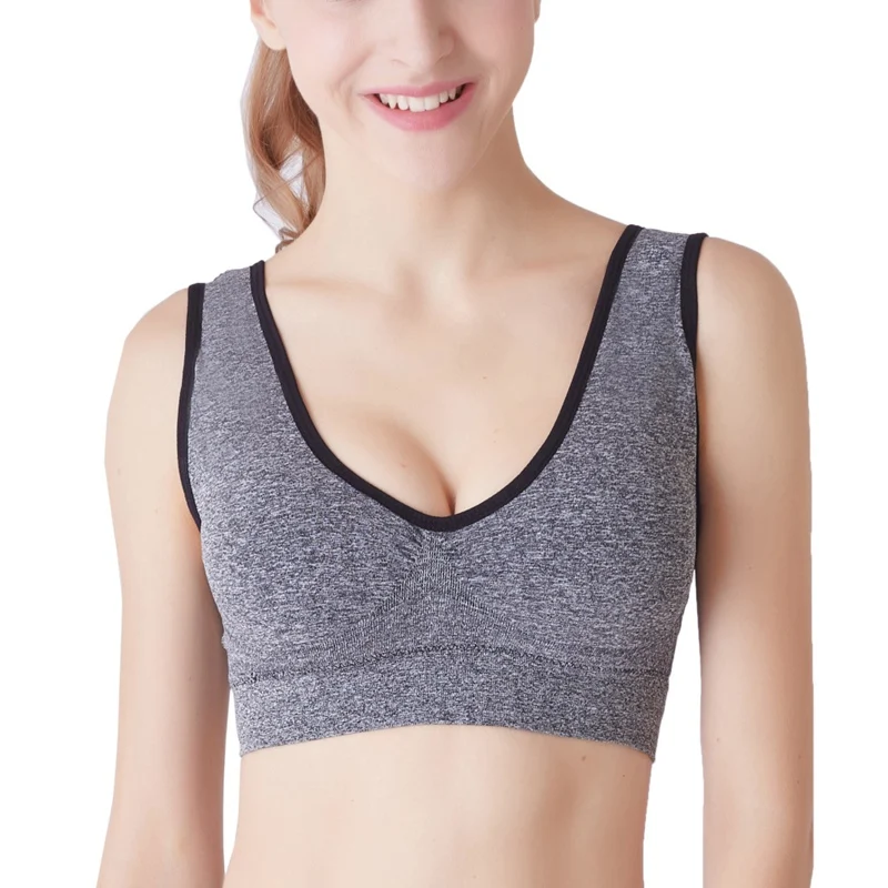 Женский бюстгальтер для активного отдыха бесшовные женские бюстгальтеры пуш ап
