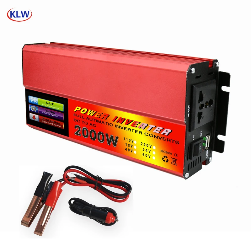 2000 Вт Преобразователь мощности преобразователь напряжения конвертер