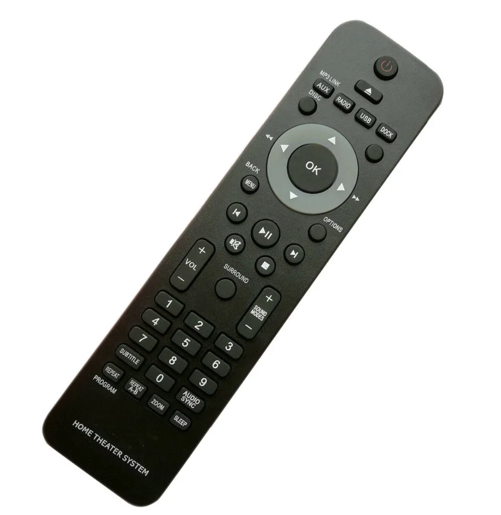 Удаленный Управление для Philips HTS3510/12 HTS5550/12 HTS3201/12 HTS3020/05 HTS2500 HTS3540/12 ПДУ для домашнего кинотеатра Системы