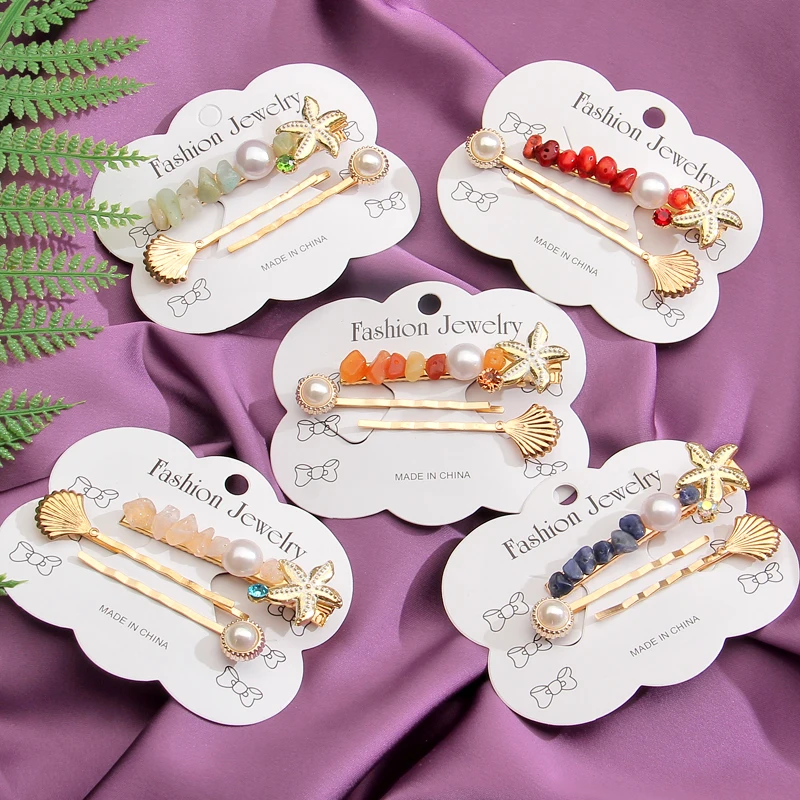 Женская заколка для волос с жемчужинами пряжка и цветами ручной работы