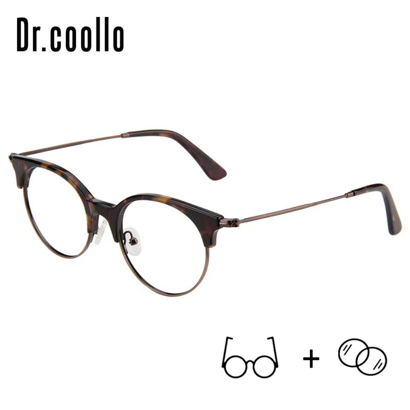 Легкие CR 39 женские модные очки по рецепту Роскошные полный обод близорукость