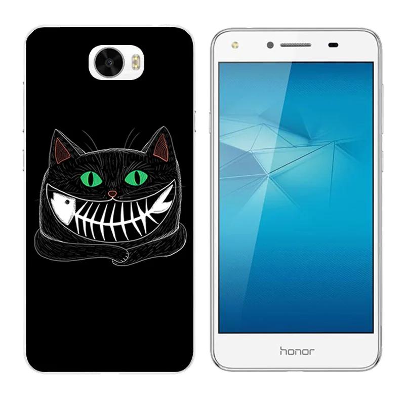 for Huawei Y5 II Case Y5II Soft Silicone Fundas Golden Printing Coque Honor 5A 5 A Shell LYO-L21 5.0'' |