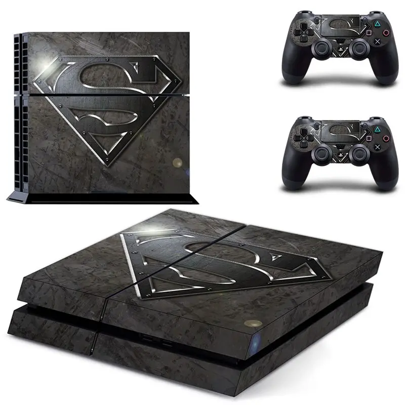 Наклейка для игровой станции ps4 с суперменом наклейки кожи Sony консоль и 2