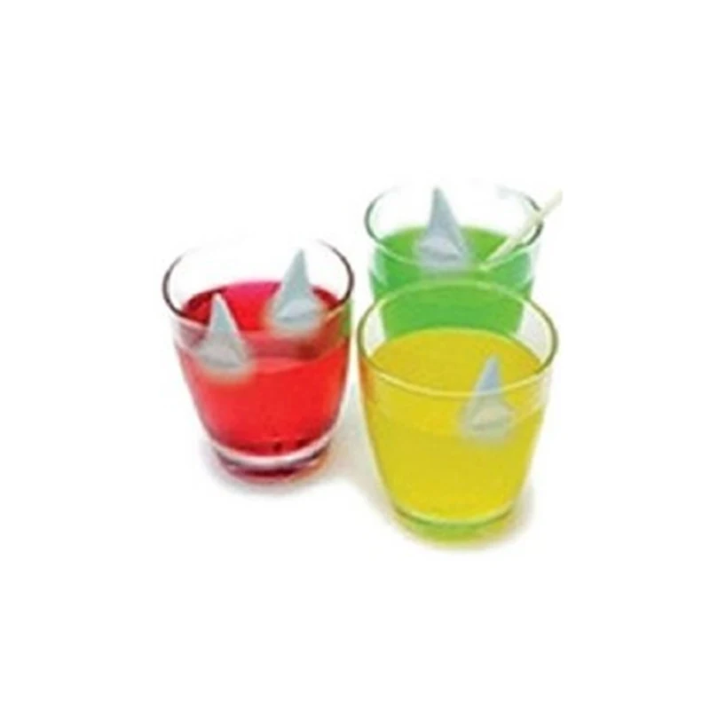 Лед для напитков лоток Прохладный в форме плавника акулы ледяной кубик заморозки