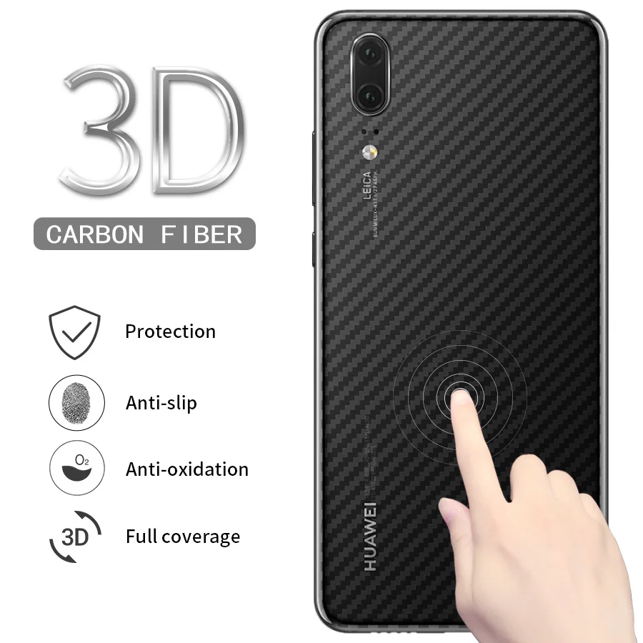 5 шт. обернутая задняя наклейка для Huawei Honor 6a 6x8 9 10 Plus Play защита экрана из
