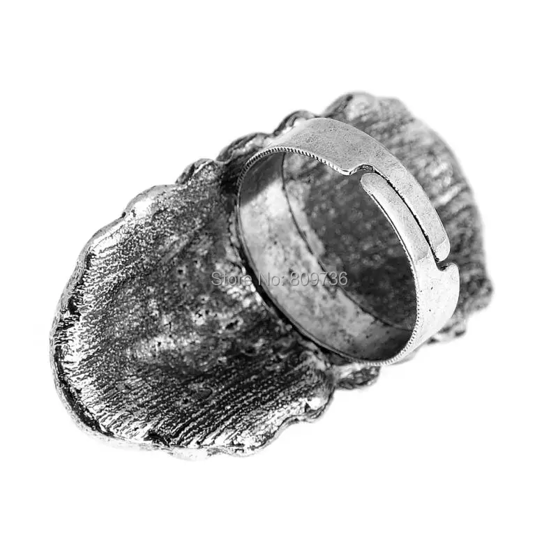 Винтажное кольцо в богемном стиле с голубым камнем для женщин старинное