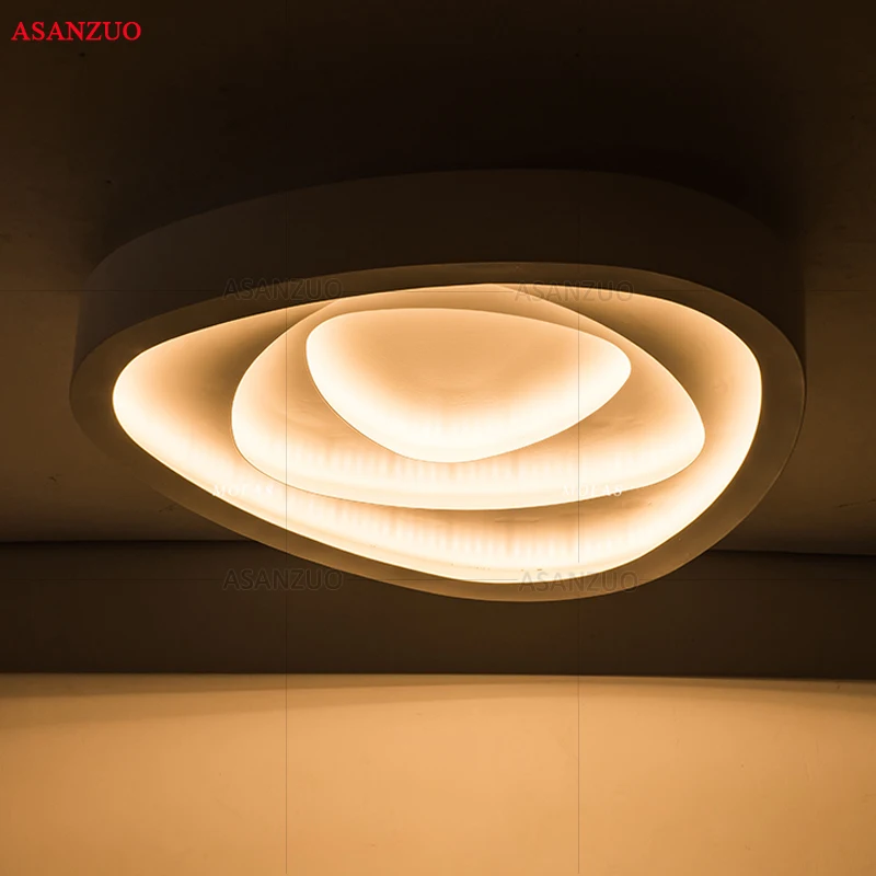 Креативные треугольные потолочные светильники художественная Светодиодная