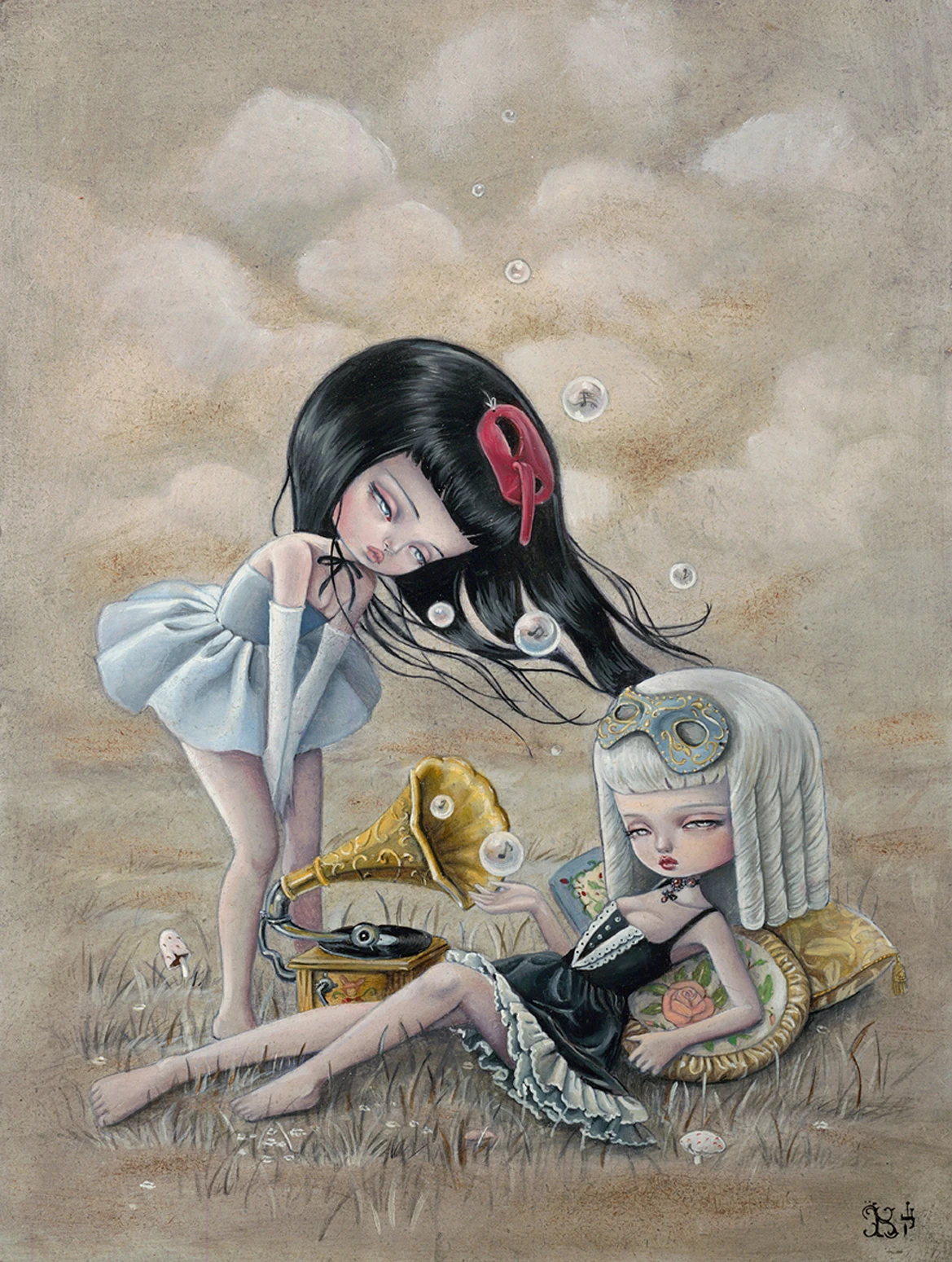 Mark Ryden Mark Ryde 1 панель абстрактная настенная живопись маслом плакат напечатанная Картина на холсте для гостиной домашний Декор 16